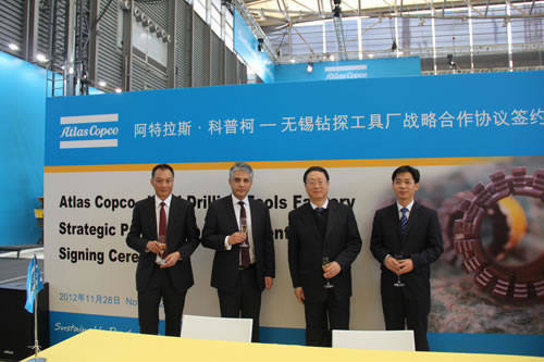 Cooperazione con Atlas Copco