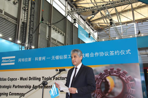 Cooperazione con Atlas Copco