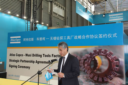Cooperazione con Atlas Copco
